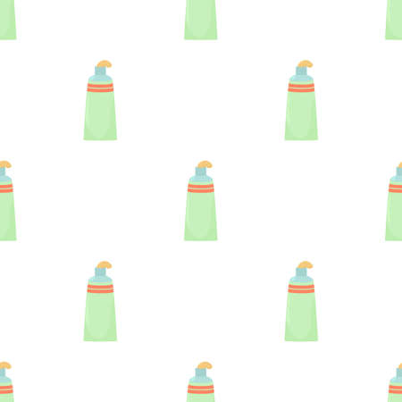 Ointment cream tube pattern seamless background texture repeat wallpaper geometric vectorのイラスト素材