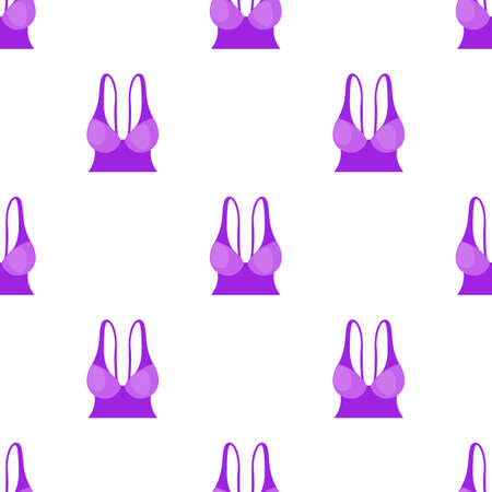 Purple bustiers pattern seamless background texture repeat wallpaper geometric vectorのイラスト素材