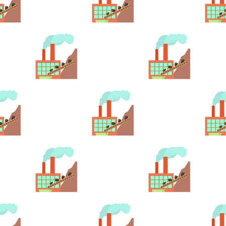 Coal factory pattern seamless background texture repeat wallpaper geometric vectorのイラスト素材