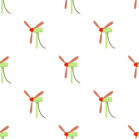 Windmill pattern seamless background texture repeat wallpaper geometric vectorのイラスト素材