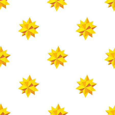 Decorative star pattern seamless background texture repeat wallpaper geometric vectorのイラスト素材