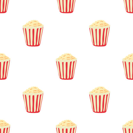 Popcorn pattern seamless background texture repeat wallpaper geometric vectorのイラスト素材