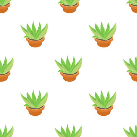 Agave pattern seamless background texture repeat wallpaper geometric vectorのイラスト素材