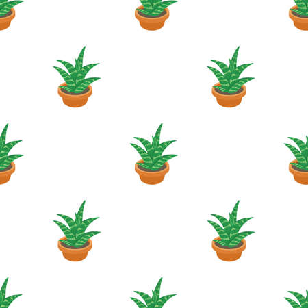 Aloe pattern seamless background texture repeat wallpaper geometric vectorのイラスト素材