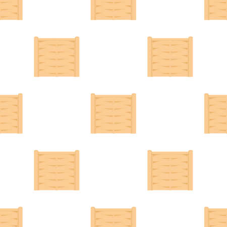 Wicker fence pattern seamless background texture repeat wallpaper geometric vectorのイラスト素材