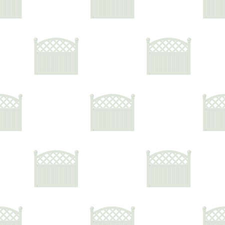 Decorative fence pattern seamless background texture repeat wallpaper geometric vectorのイラスト素材