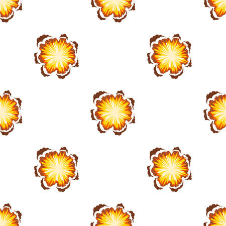 Explosion pattern seamless background texture repeat wallpaper geometric vectorのイラスト素材