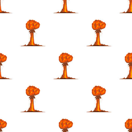 Atomic explosion pattern seamless background texture repeat wallpaper geometric vectorのイラスト素材