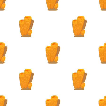 Column coral pattern seamless background texture repeat wallpaper geometric vectorのイラスト素材