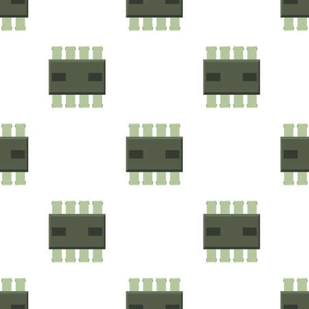 Electronics pattern seamless background texture repeat wallpaper geometric vectorのイラスト素材