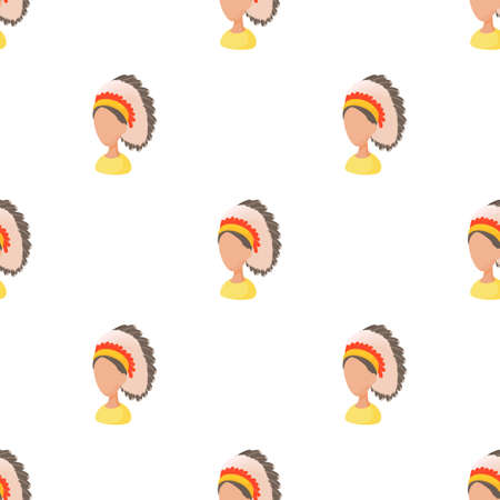 American Indian pattern seamless background texture repeat wallpaper geometric vectorのイラスト素材