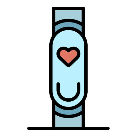 bracelet icon. Outline  bracelet vector icon color flat isolatedのイラスト素材