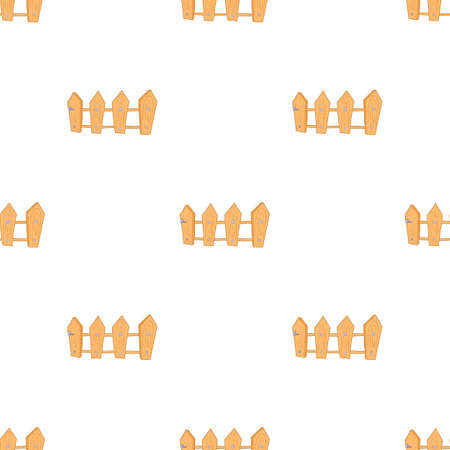 Wooden fence pattern seamless background texture repeat wallpaper geometric vectorのイラスト素材