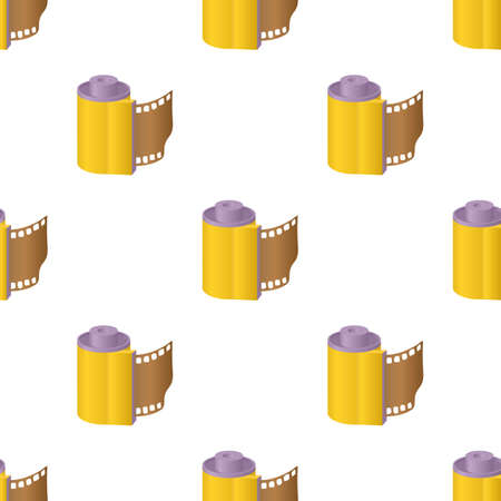 Film pattern seamless background texture repeat wallpaper geometric vectorのイラスト素材