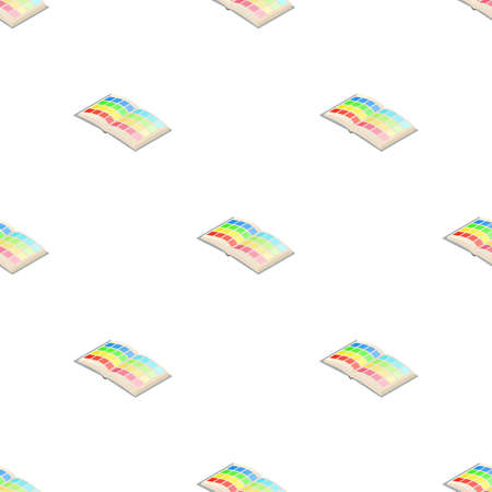 Directory palette color pattern seamless background texture repeat wallpaper geometric vectorのイラスト素材