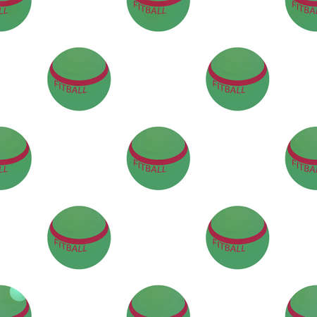 Fitball pattern seamless background texture repeat wallpaper geometric vectorのイラスト素材