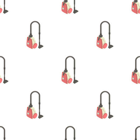 Vacuum cleaner pattern seamless background texture repeat wallpaper geometric vectorのイラスト素材