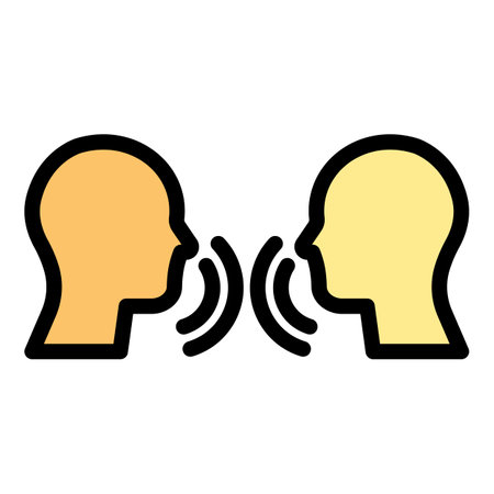 Meeting adaptation icon. Outline meeting adaptation vector icon color flat isolatedのイラスト素材