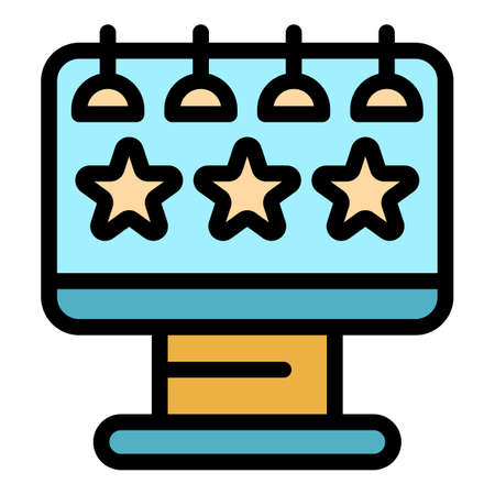 Invest monetization icon. Outline invest monetization vector icon color flat isolatedのイラスト素材