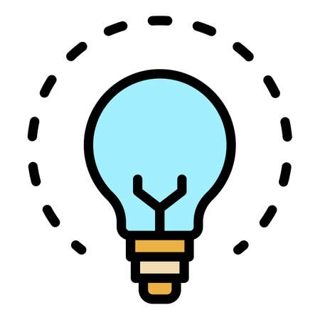Expertise intelligence icon. Outline expertise intelligence vector icon color flat isolatedのイラスト素材