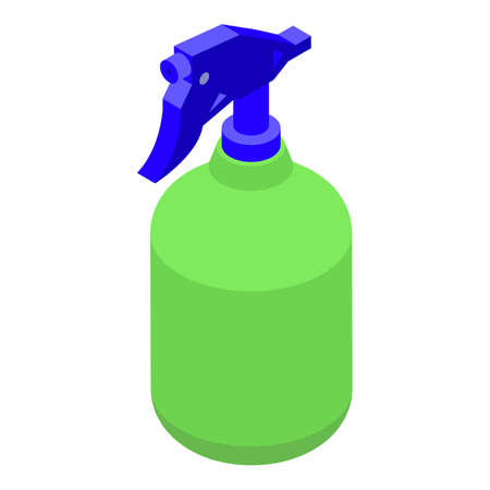 Surface spray icon isometric vector. Bottle clean. Plastic disinfectのイラスト素材