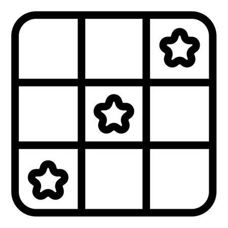 Lottery table icon outline vector. Draw raffle. Winner boxのイラスト素材
