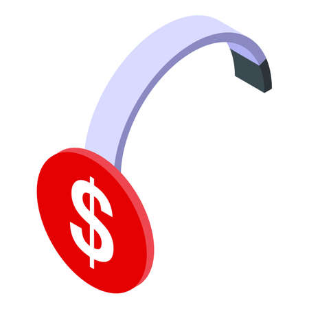 New hot price icon isometric vector. Sale sticker. Tag labelのイラスト素材