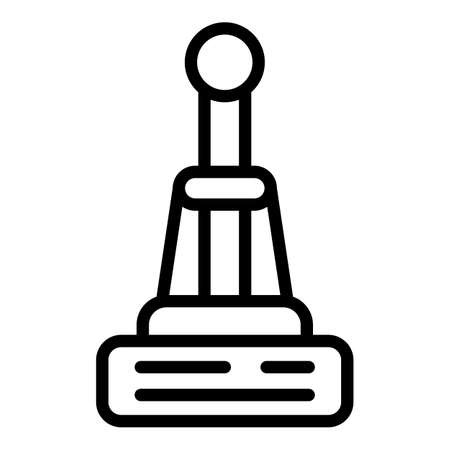 Modern floor mop icon outline vector. home service. Cleaner workのイラスト素材