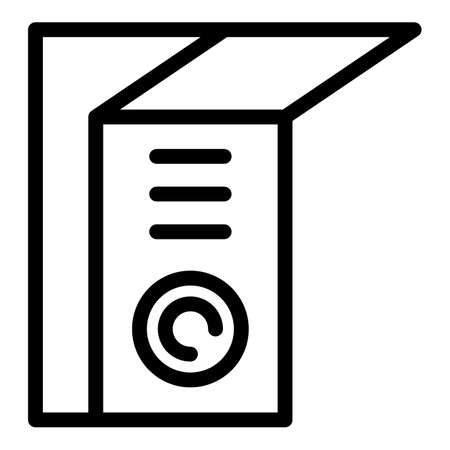 Phone video intercom icon outline vector. door system. security controlのイラスト素材