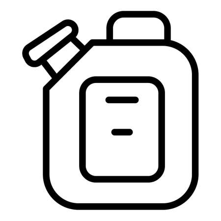 Biker canister icon outline vector. Motorbike gear. Bike filterのイラスト素材
