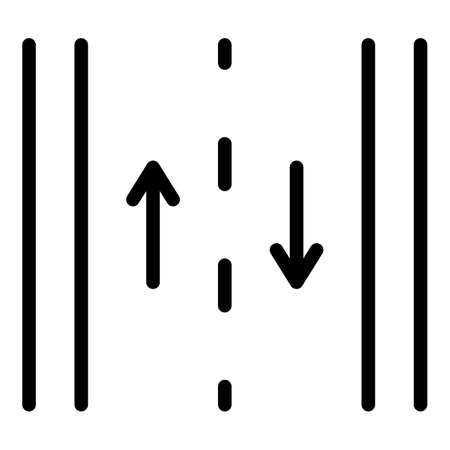 Road gps icon outline vector. Map location. Home destinationのイラスト素材