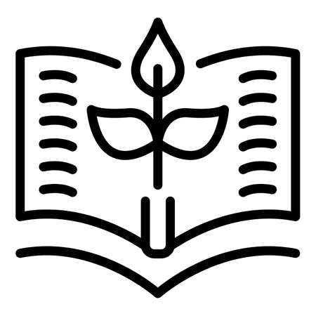 Job book icon outline vector. Business work. Business teamのイラスト素材