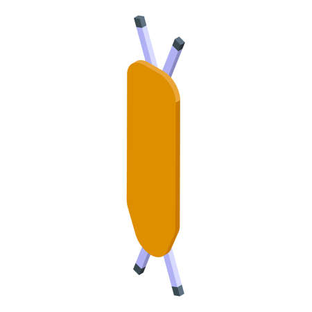 Wall ironing board icon isometric vector. Dry cloth. Electric houseのイラスト素材