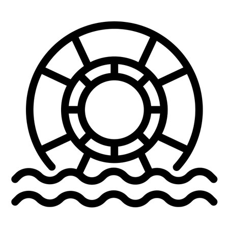 Croatia sea travel icon outline vector. Zagreb map. World balkanのイラスト素材