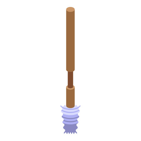 Cleaning toilet brush icon isometric vector. Clean bowl. Modern publicのイラスト素材