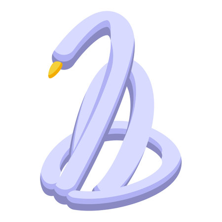 Swag balloon icon isometric vector. Animal dog. Cute funのイラスト素材