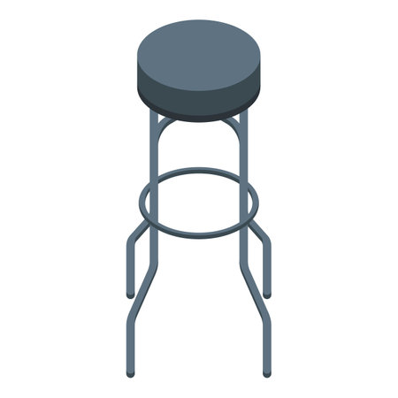 Extreme seat icon isometric vector. Bar stool. Modern interiorのイラスト素材