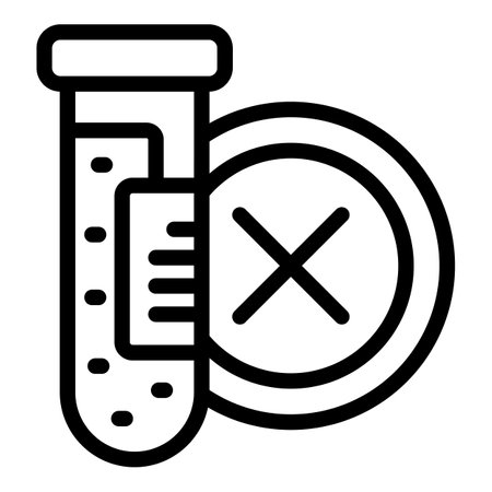 Free additive icon outline vector. Natural dye. Test tubeのイラスト素材