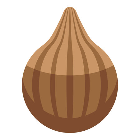 Chives plant icon isometric vector. Fresh onion. Leaf vegetableのイラスト素材