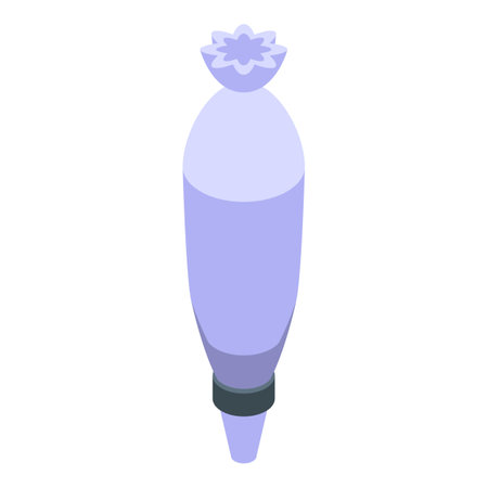 Icing nozzles icon isometric vector. Pastry bag. Tip toolのイラスト素材