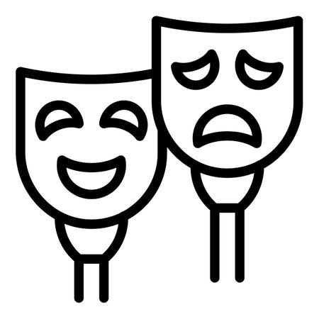 Stress mask icon outline vector. Burnout workplace. Mental workのイラスト素材