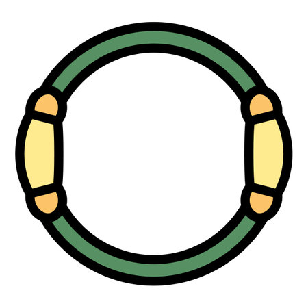 Dual grip icon. Outline dual grip vector icon for web design isolated on white background color flatのイラスト素材