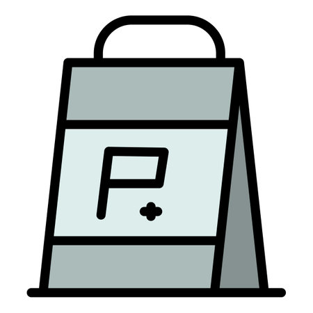 Protein pack icon. Outline Protein pack vector icon for web design isolated on white background color flatのイラスト素材