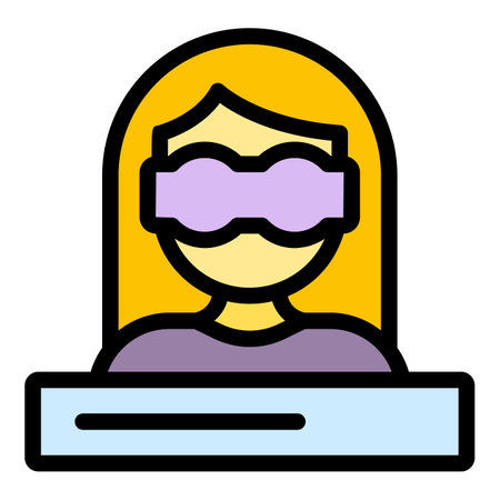 Woman jet lag icon. Outline Woman jet lag vector icon for web design isolated on white background color flatのイラスト素材