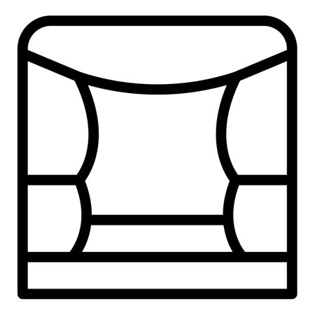 Child stage icon outline vector. Theater puppet. Show dollのイラスト素材