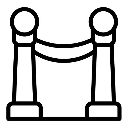 Puppet theater barrier icon outline vector. Show toy. Doll playのイラスト素材
