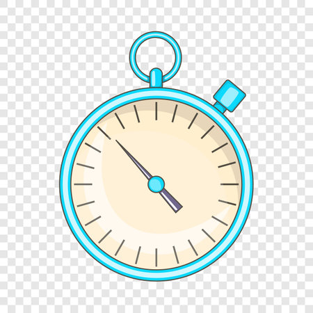 Stopwatch icon. Cartoon illustration of stopwatch icon for web designの写真素材