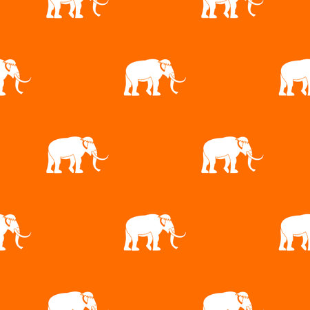 Mammoth pattern orange for any web design bestの写真素材