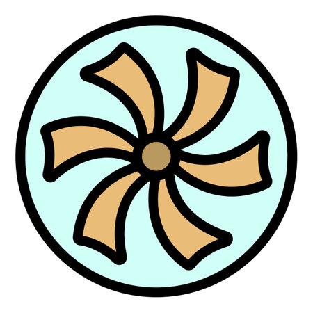 Gear refrigerator icon. Outline Gear refrigerator vector icon for web design isolated on white background color flatのイラスト素材