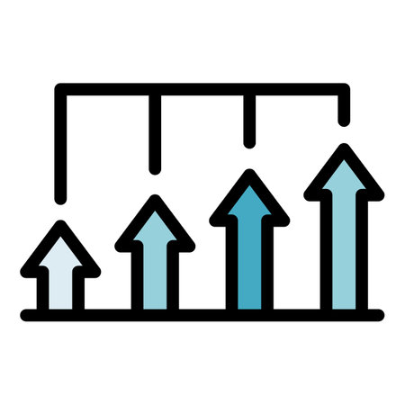 Data management icon outline vector. Online entrepreneur. Job work color flatのイラスト素材